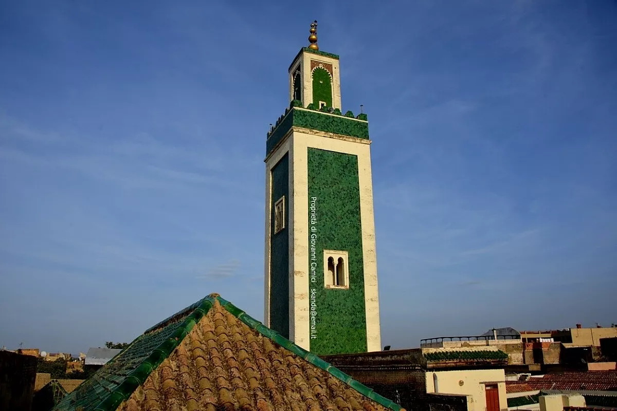 Meknes-minareto della Grande Moschea