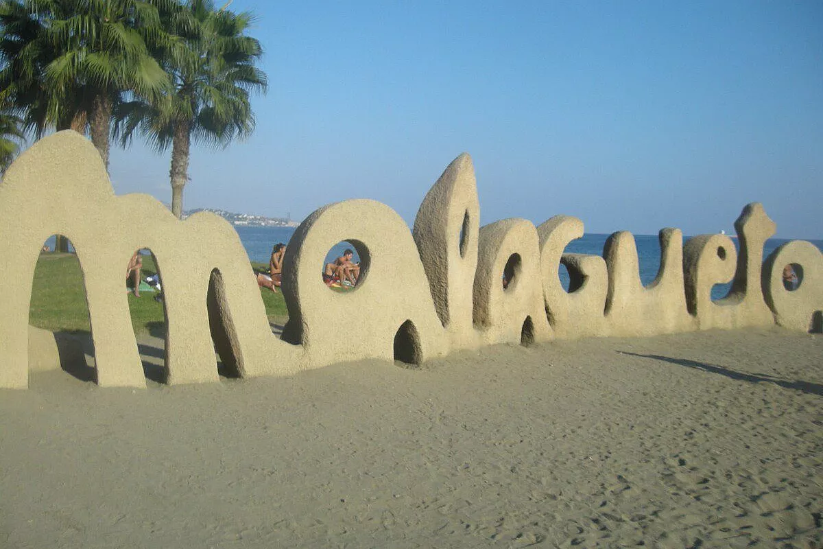 la spiaggia di Malaga