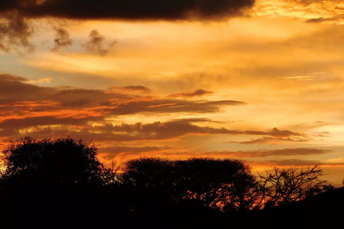 Tramonto sul Serengeti