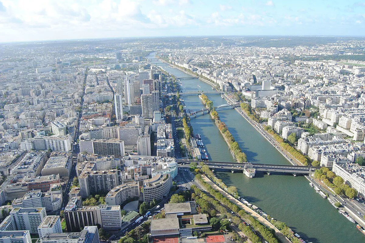 Vista di Parigi dalla Tour Eiffel