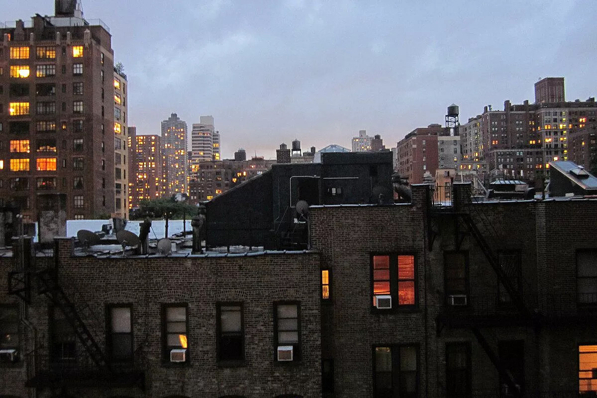 Tramonto sull'Upper Manhattan
