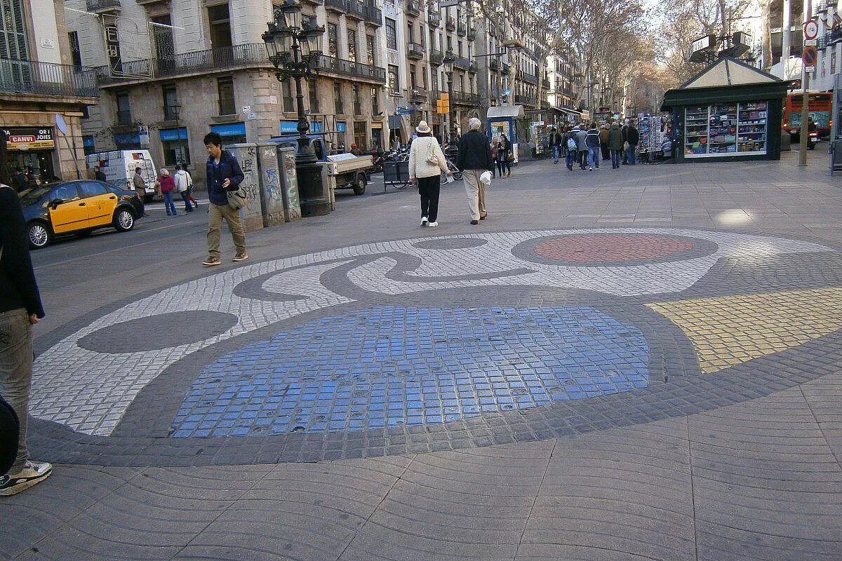 Mirò sulla Rambla