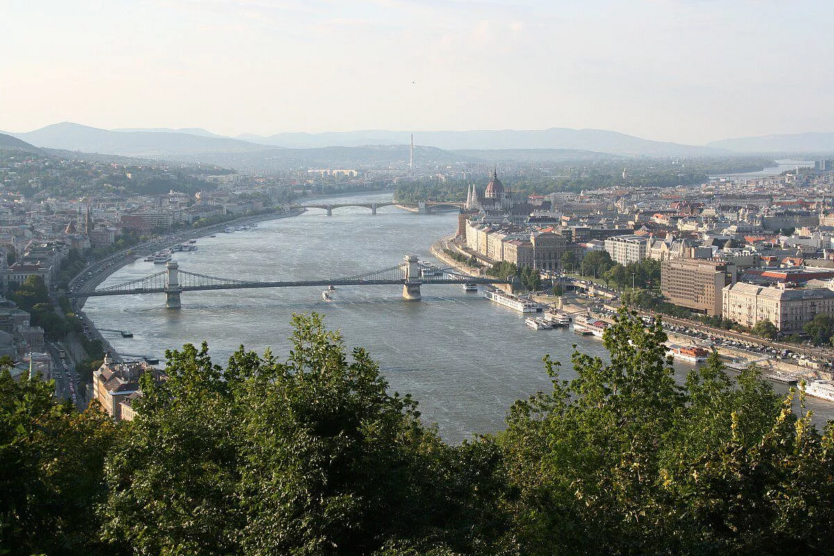 Danubio visto dalla collina di Buda
