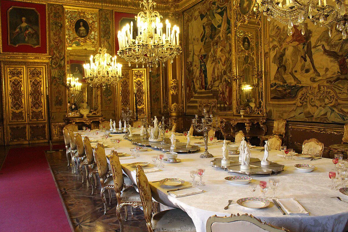 Sala da pranzo a Palazzo Reale