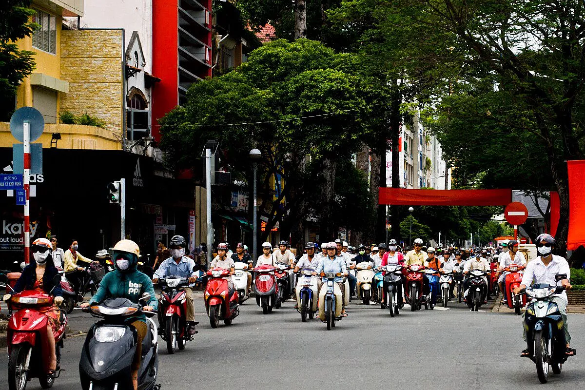 traffico a Saigon - Vietnam