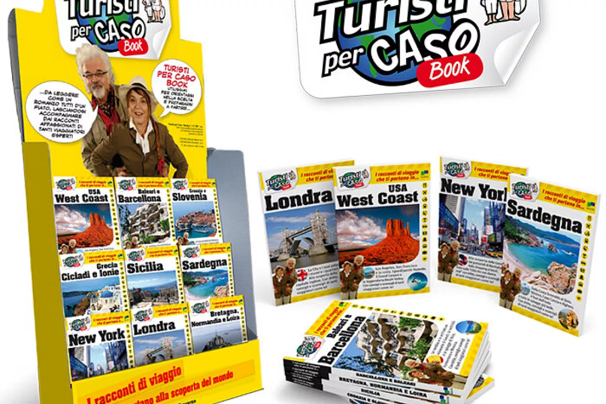 E’ in edicola “Turisti per Caso Book”: raccolte tematiche e tascabili dei vostri-nostri itinerari di viaggio!