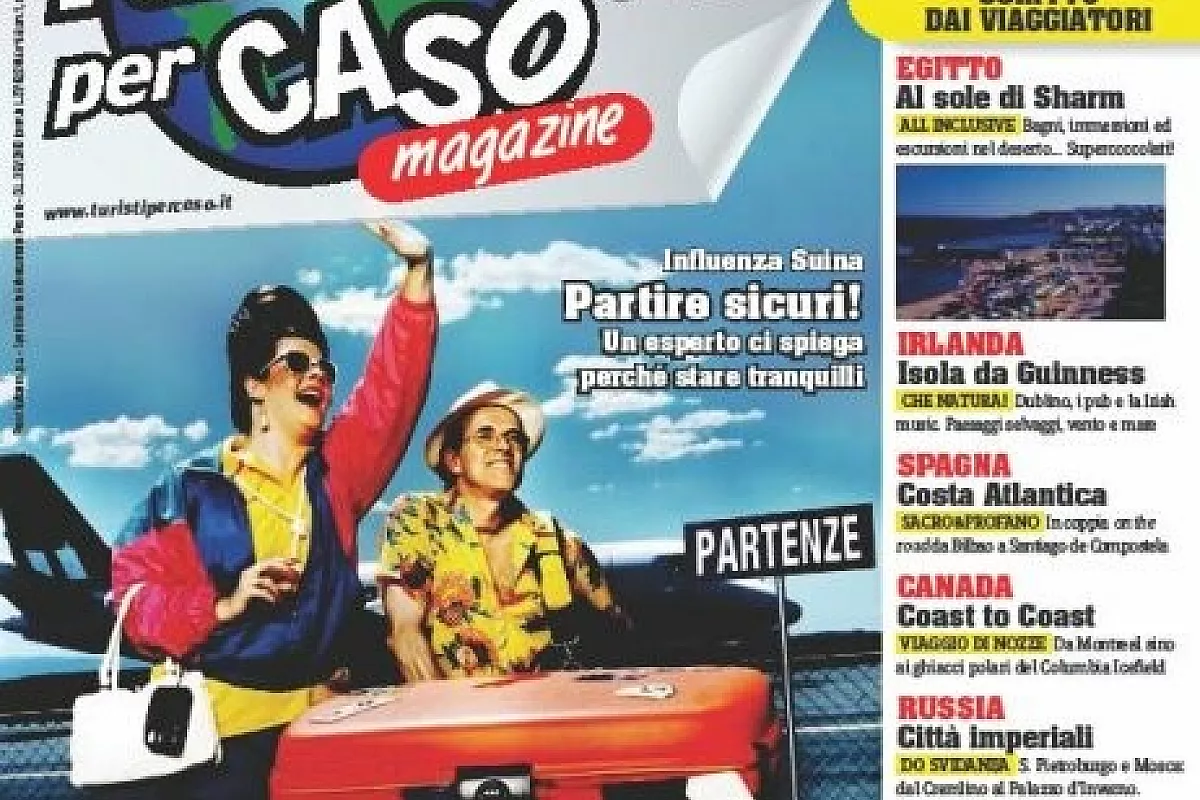 E’ in edicola Turistipercaso Magazine di Agosto!