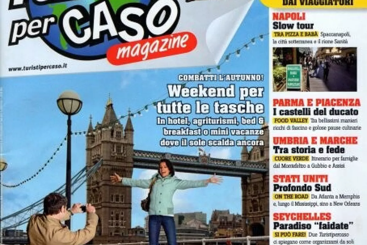 È in edicola Turistipercaso Magazine di ottobre!