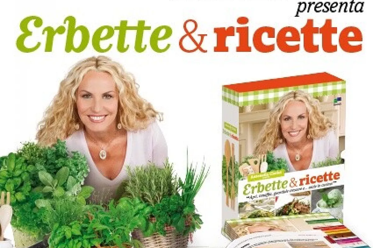 Erbette & Ricette: Antonella Clerici testimonial del nuovo collezionabile di Edizioni Master