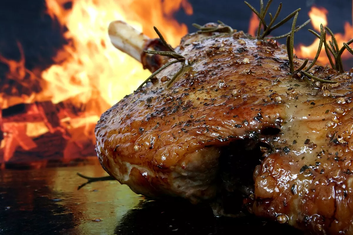 Gigot d’agneau à la provençale