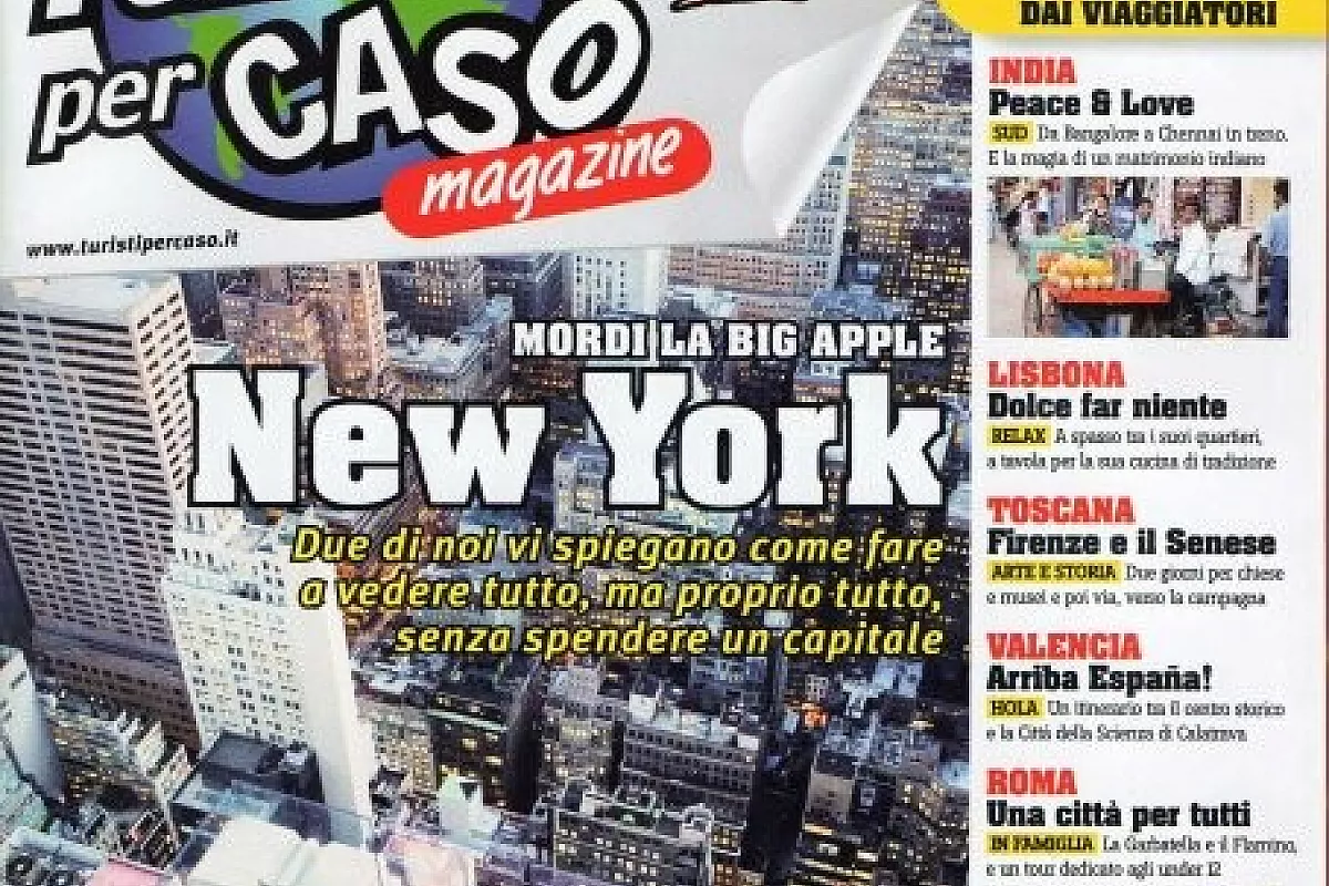 In edicola Turistipercaso Magazine di novembre con un nuovo dvd!