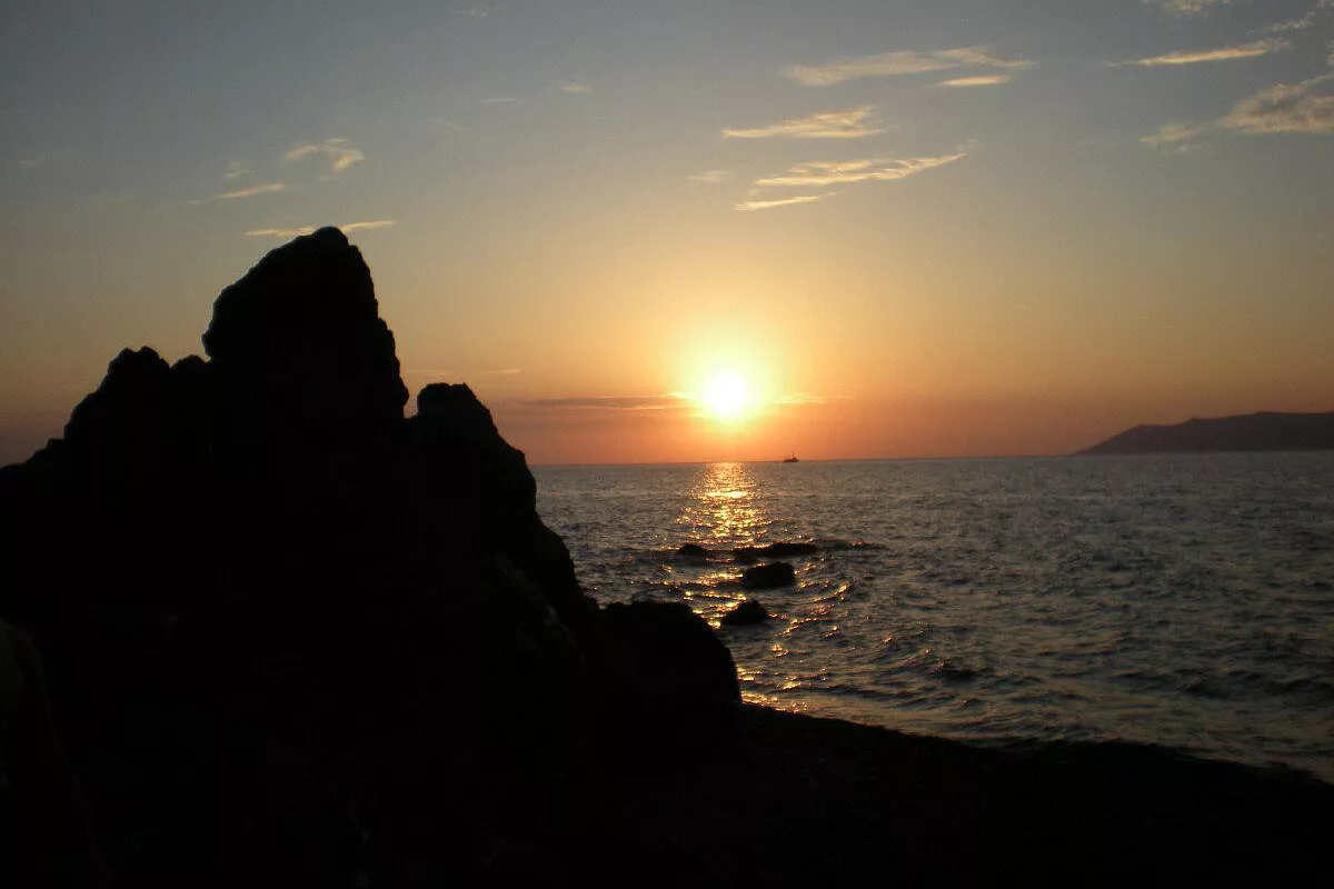 Tramonto a Efthalou