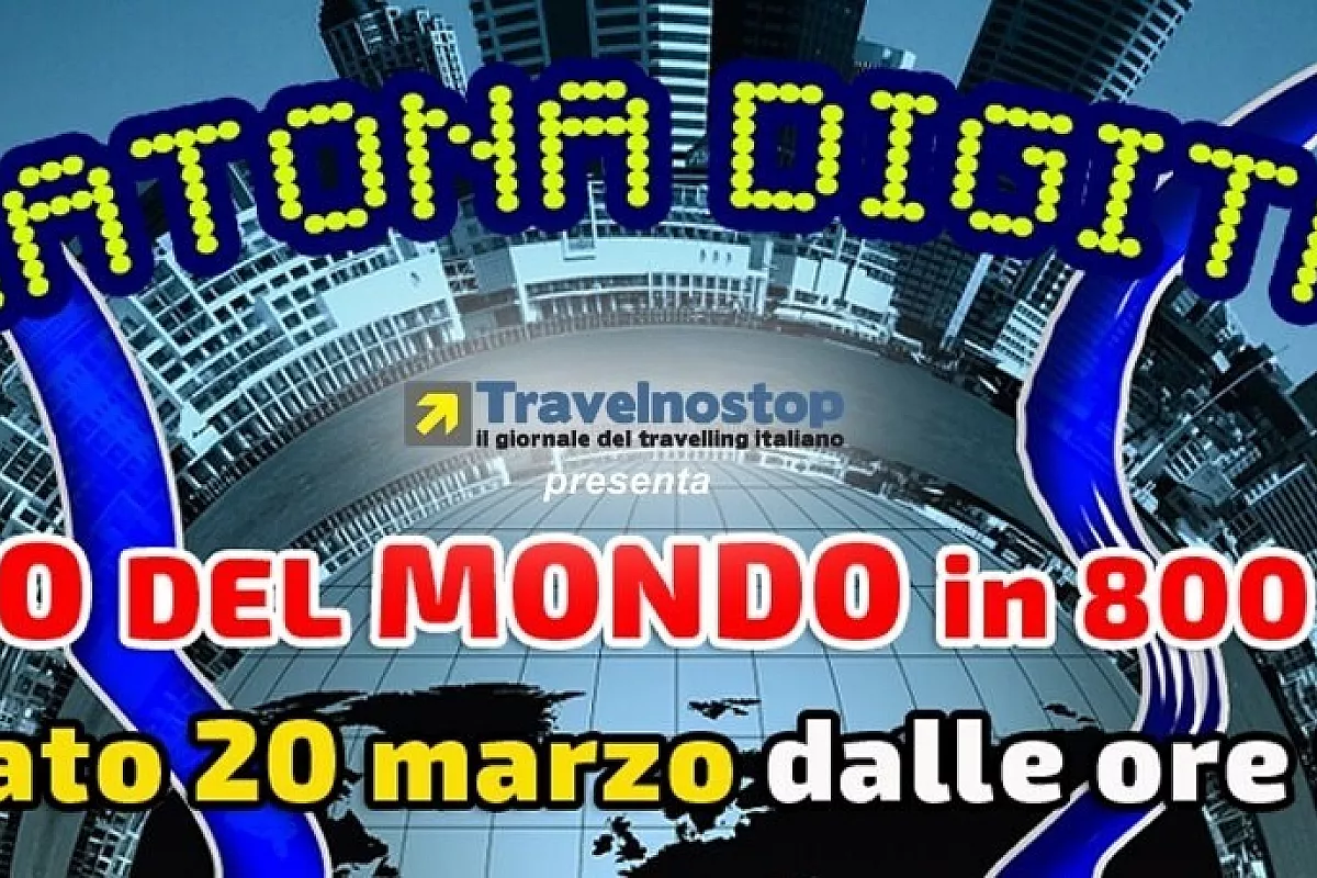 Il giro del mondo in 800 minuti! Pronti per la maratona digitale?