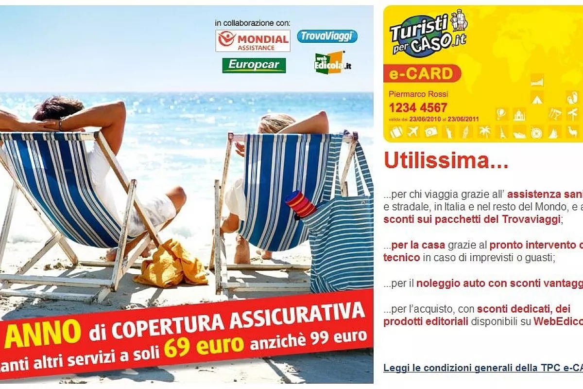 Viaggia sicuro per un anno!