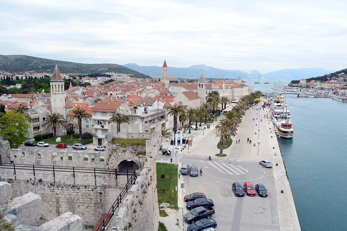 Trogir: Panorama dal Kamerlengo