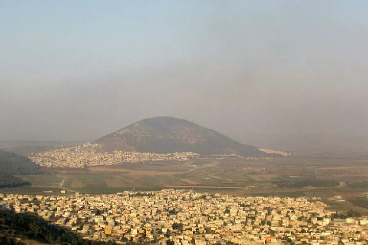 IL MONTE TABOR DAL MONTE DEL PRECIPIZIO