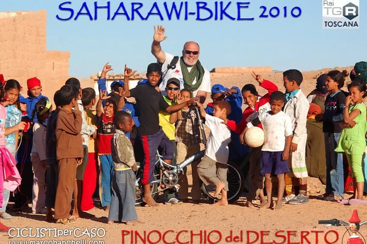 Marco Banchelli ciclista-per-caso per i Saharawi