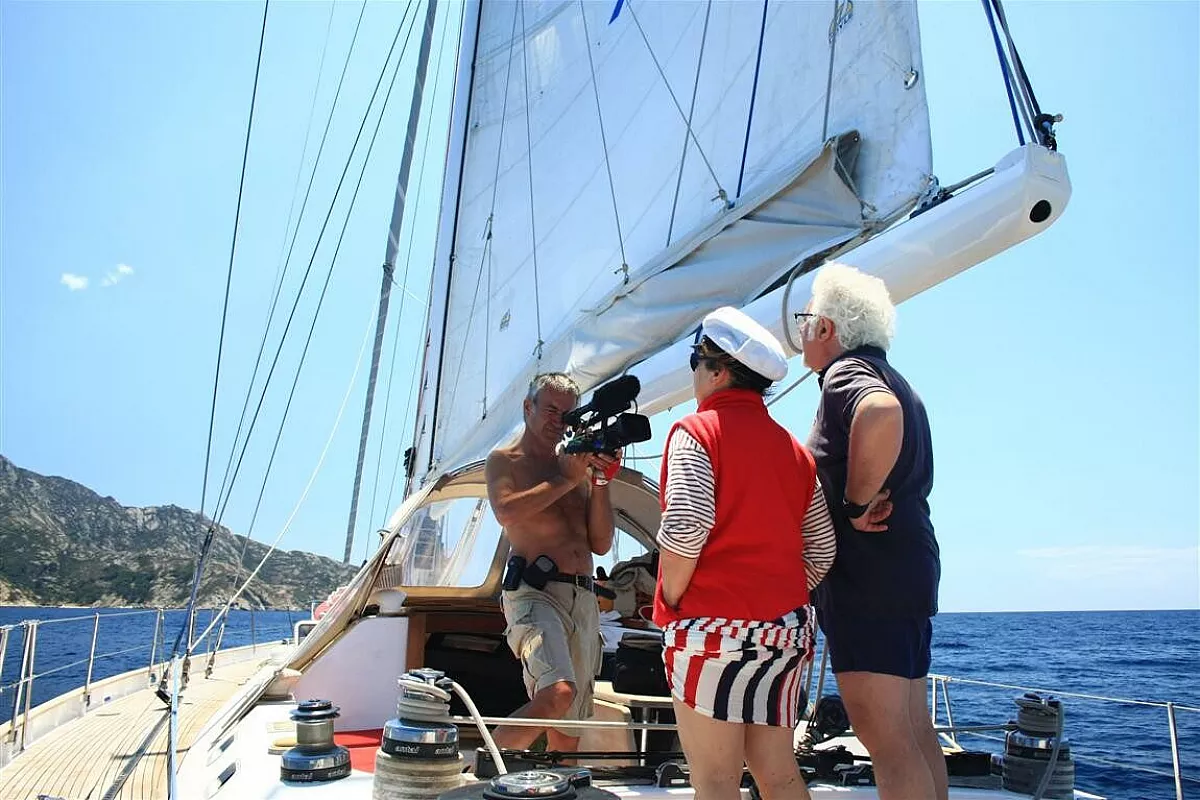 Backstage dei Popoli del Mare: Pat e Syusy a Montecristo