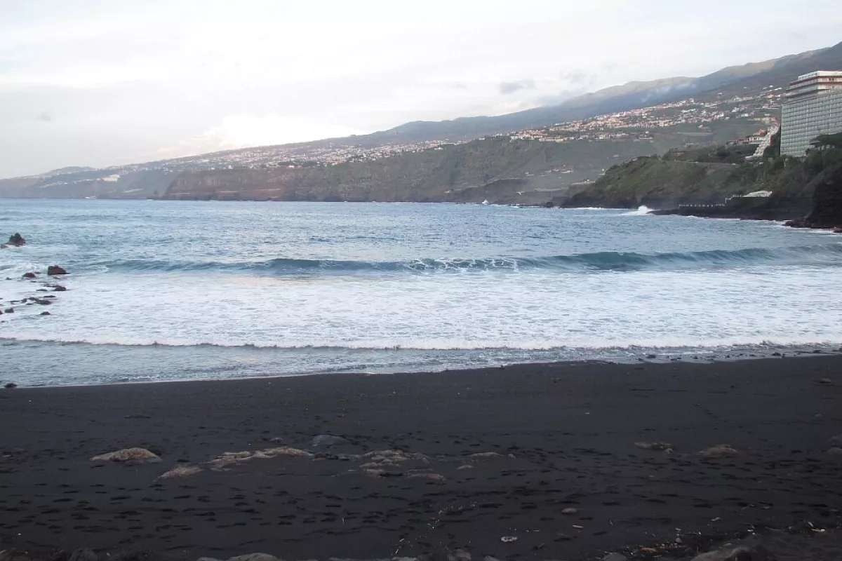 Le spiagge della città di Puerto de la Cruz a nord di Tenerife