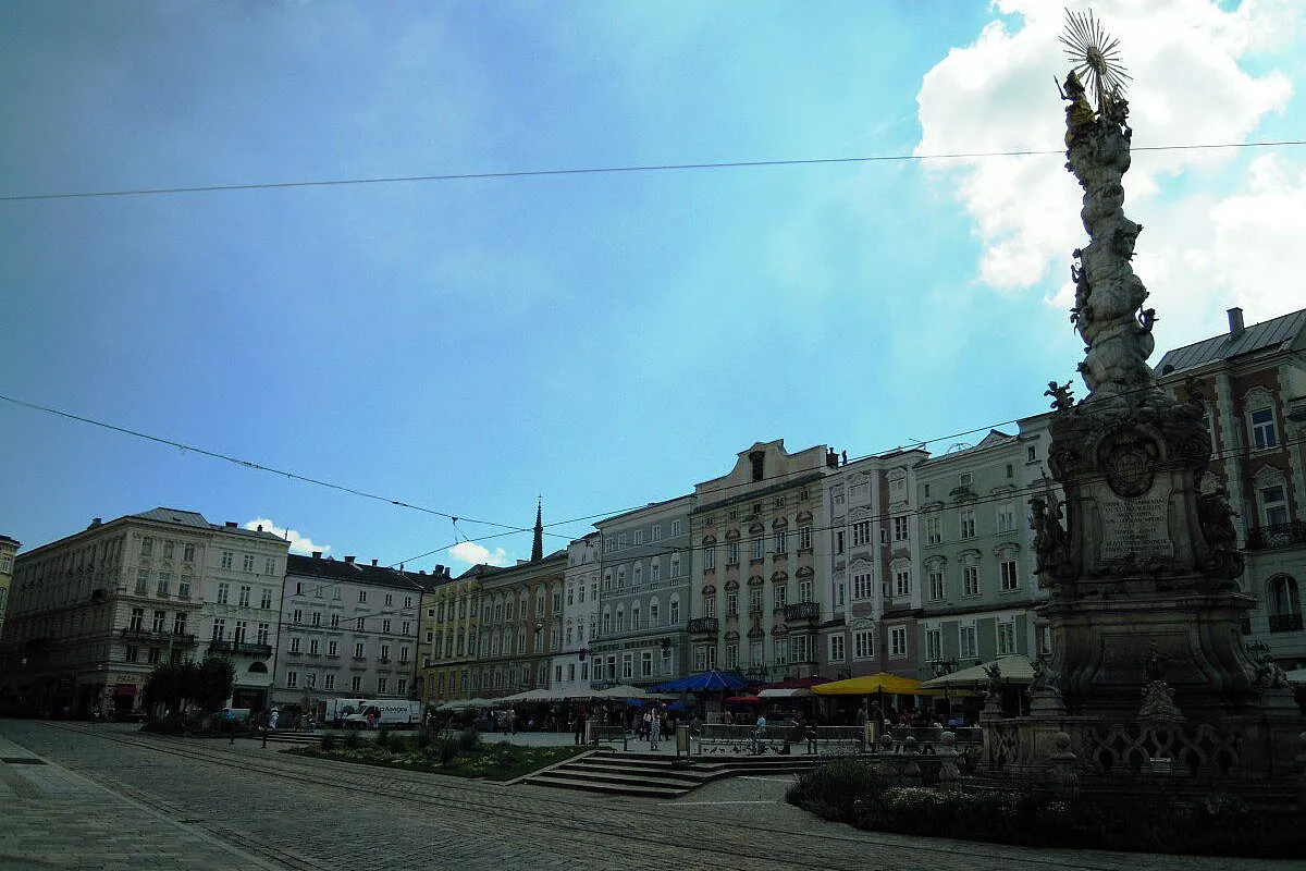 Linz, la piazza centrale