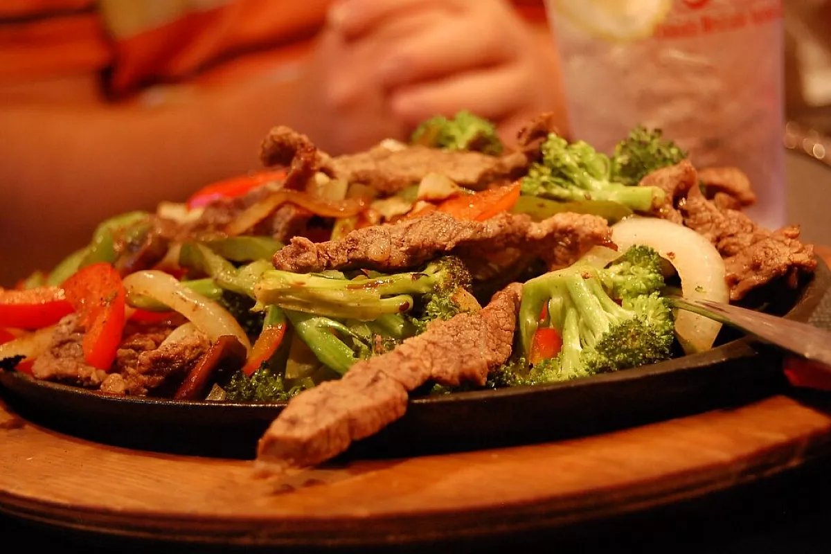 Fajitas di pollo o carne