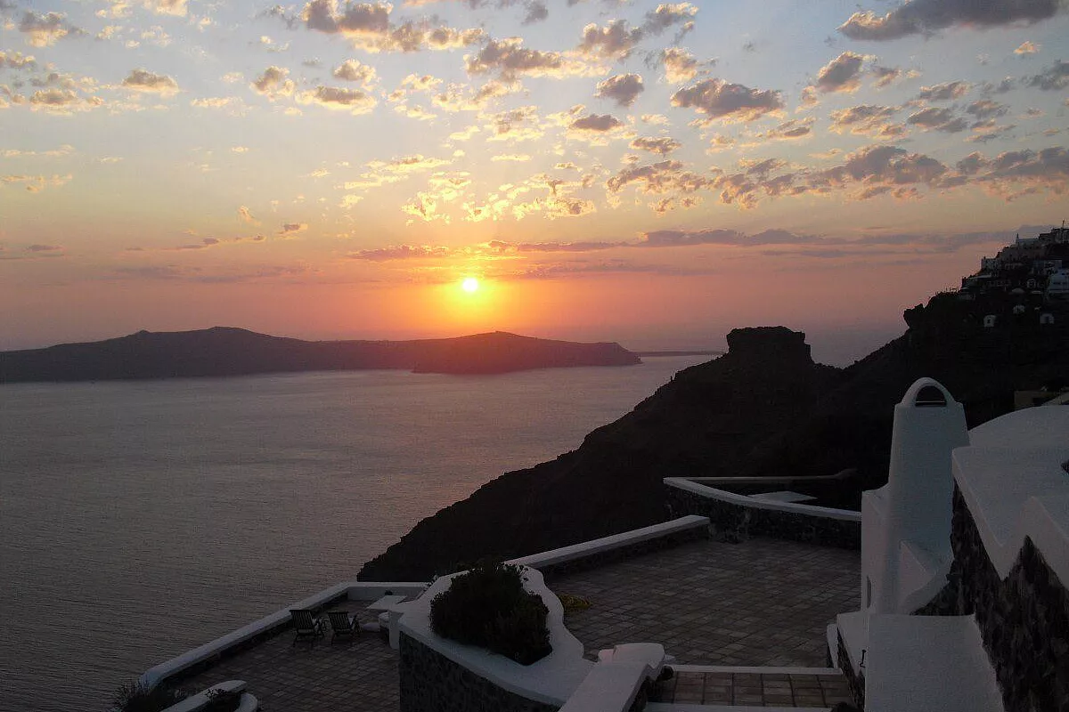 Tramonto a Santorini