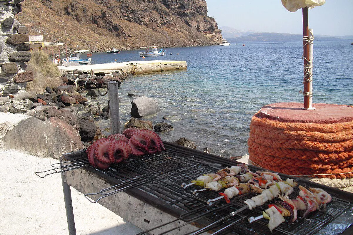 Pranzo a Thirassia - Santorini