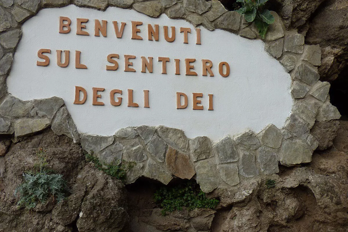 Inizio del Sentiero degli Dei