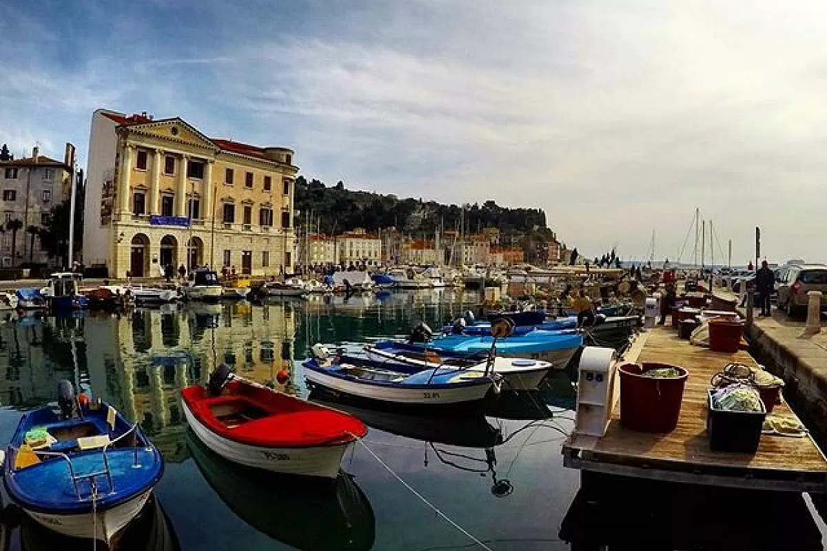 Gli stretti vicoli di Piran