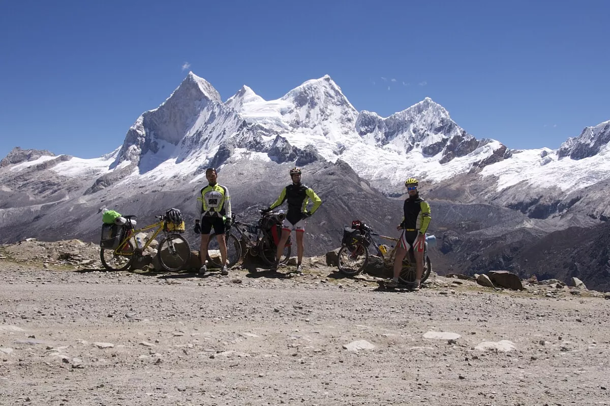 In mountain bike sulle Ande