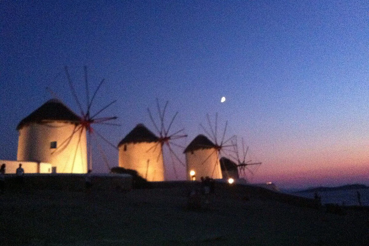 i mulini a vento di Mykonos