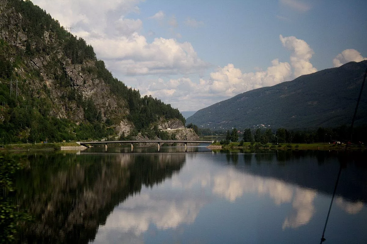 dal treno Oslo-Bergen