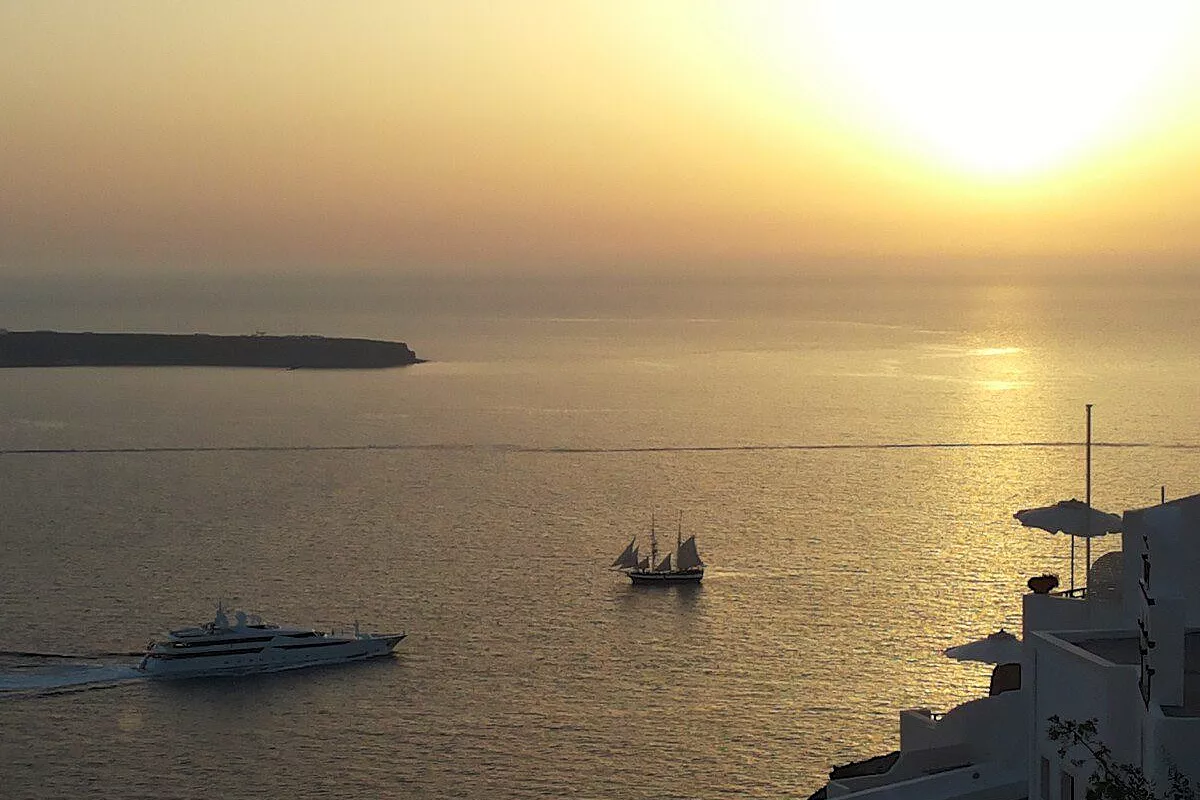 il tramonto di Oia