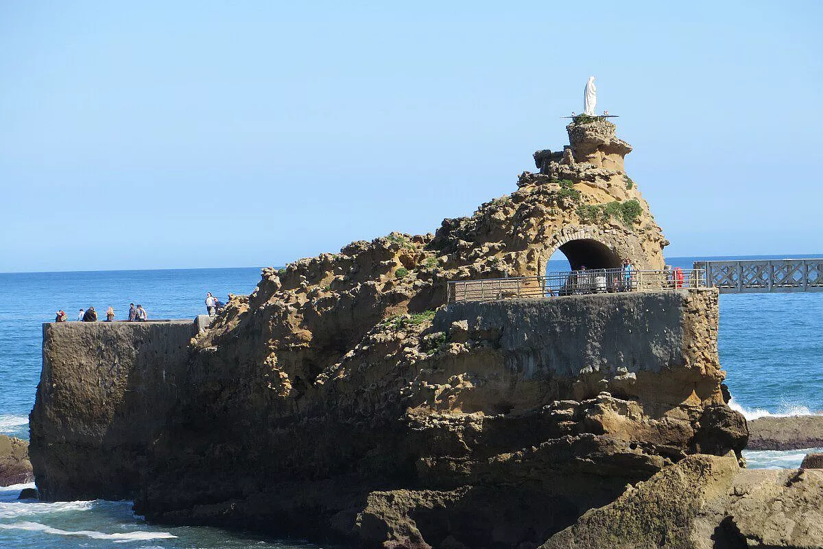 Rocher de la vierge, Biarritz