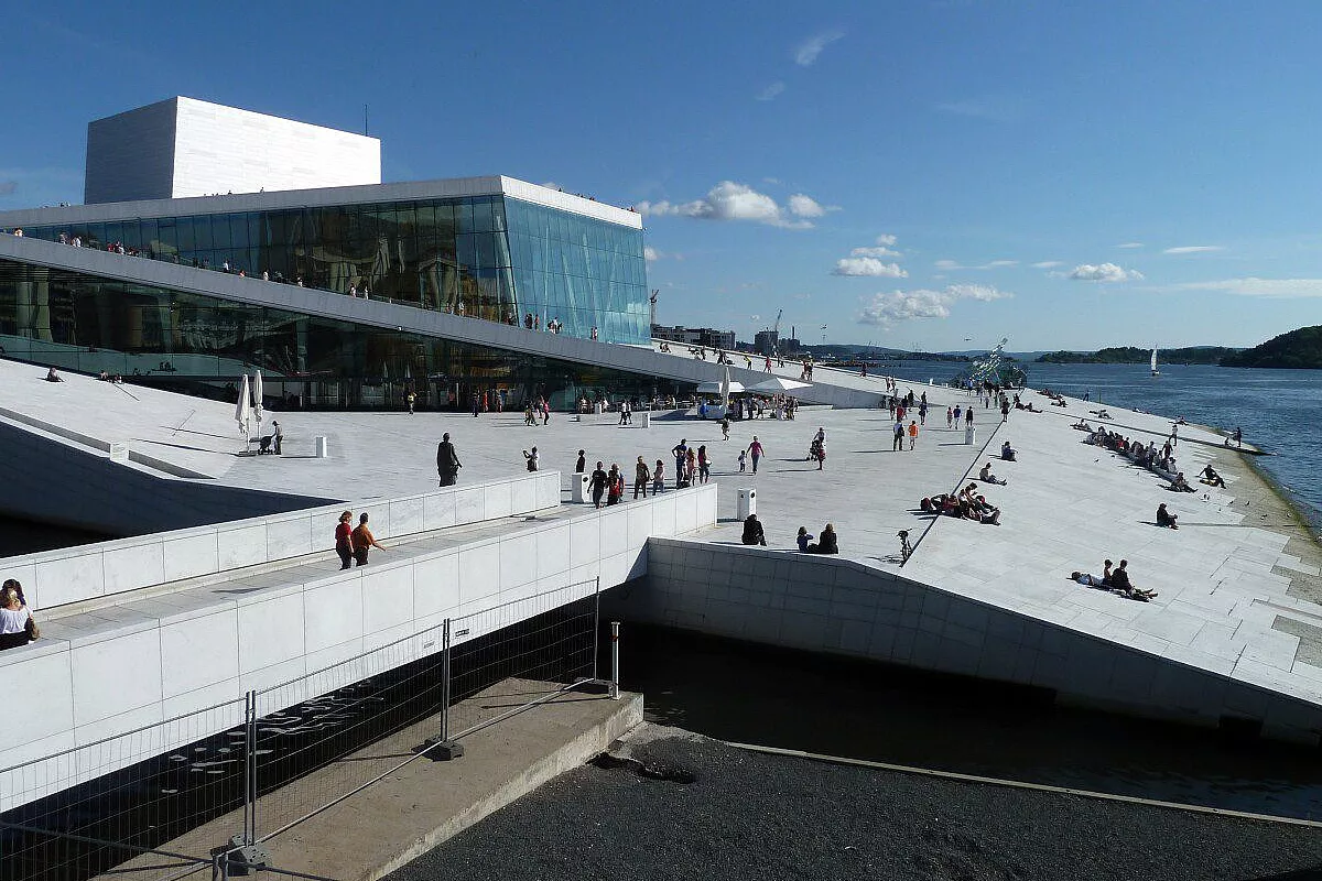 Oslo, l'opera house