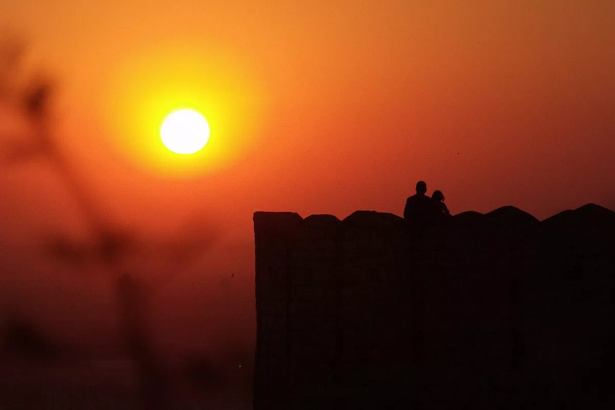 il tramonto indiano
