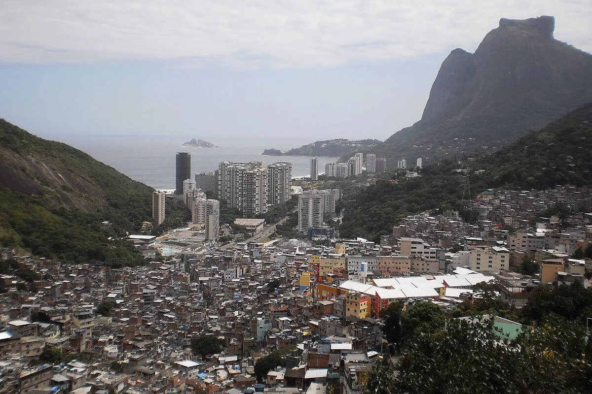 Favela Rocinha dalla terrazza di Maka