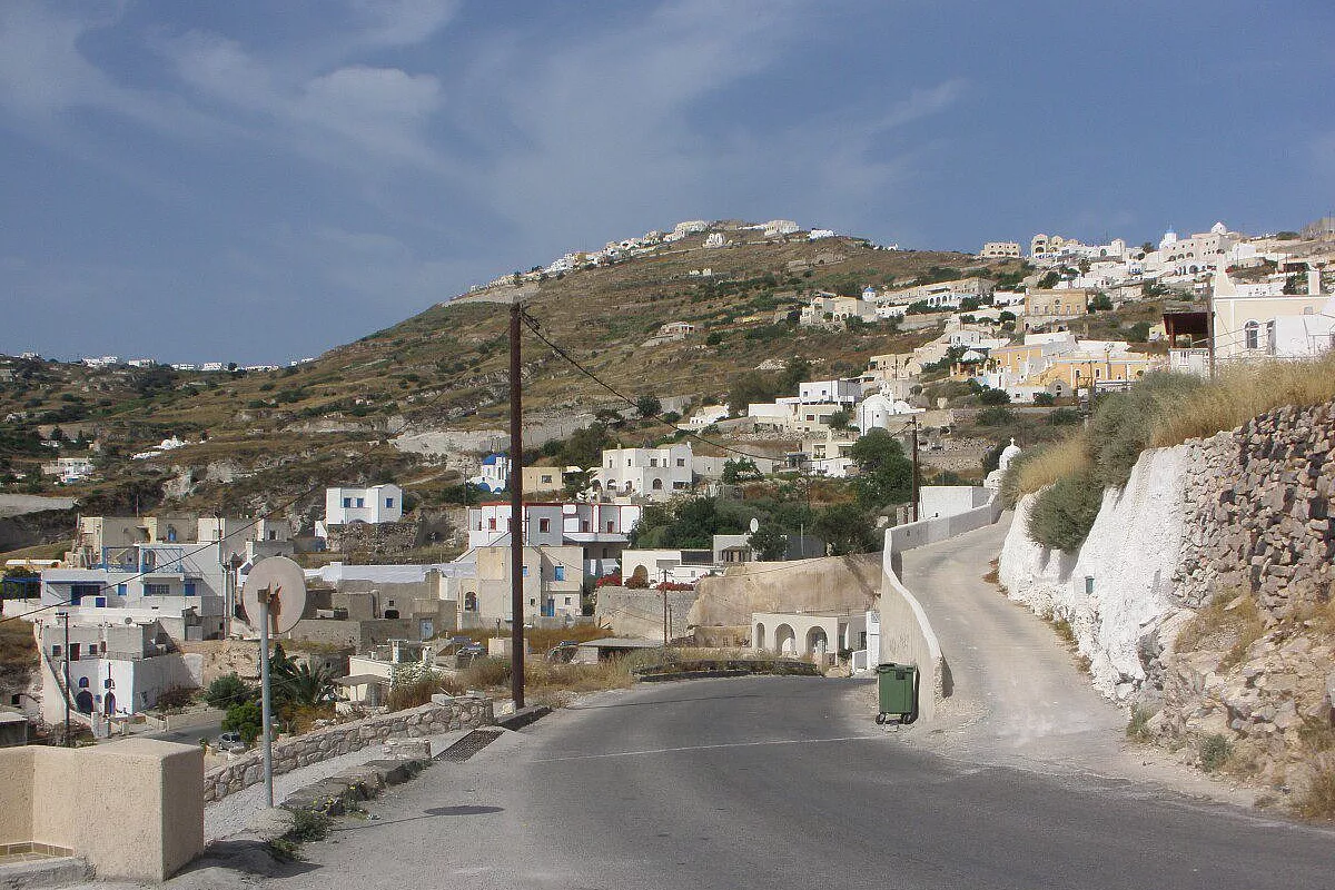 tra il bianco ed il blu di santorini