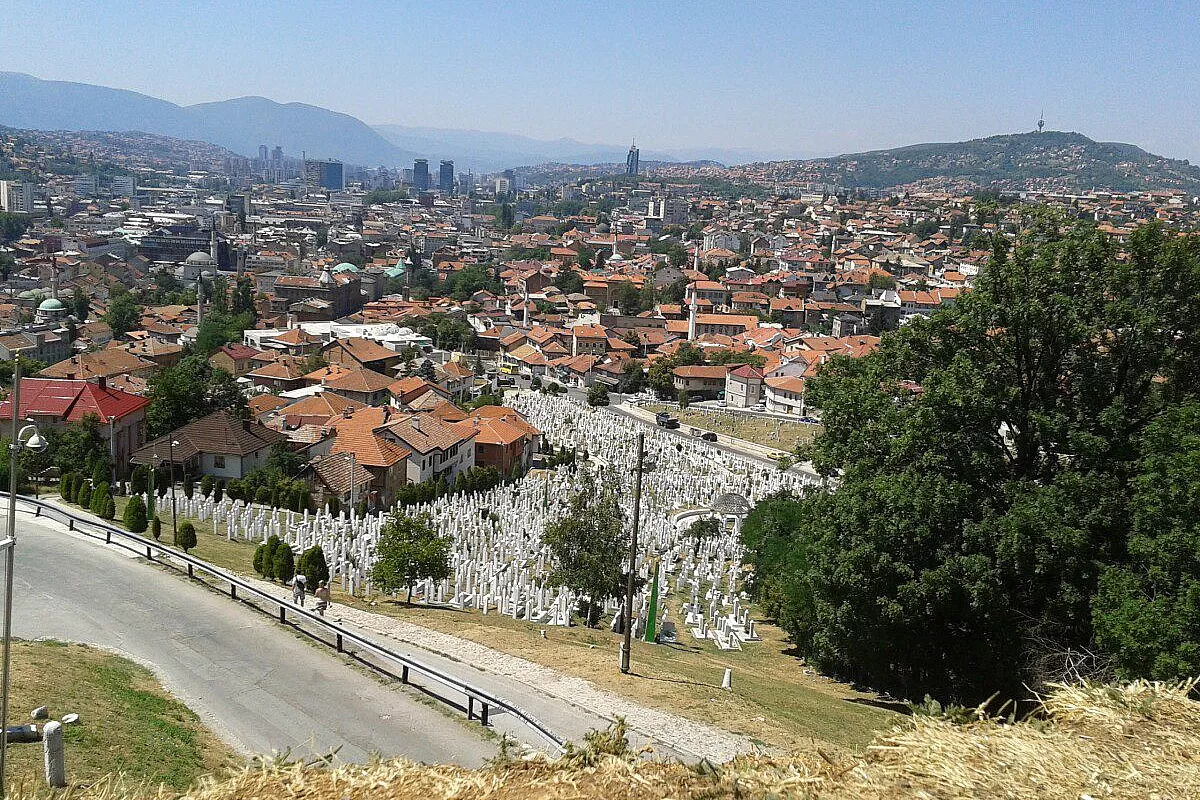 Panoramica di Sarajevo dalle sue colline