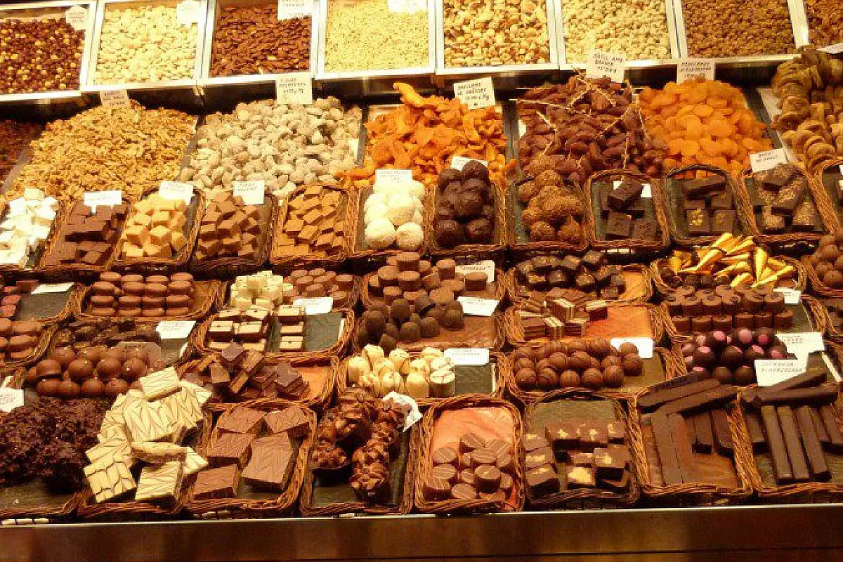 Particolare del mercato de la Boqueria