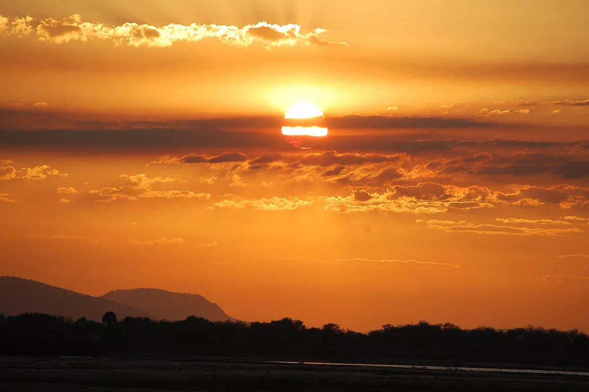 tramonto d'Africa