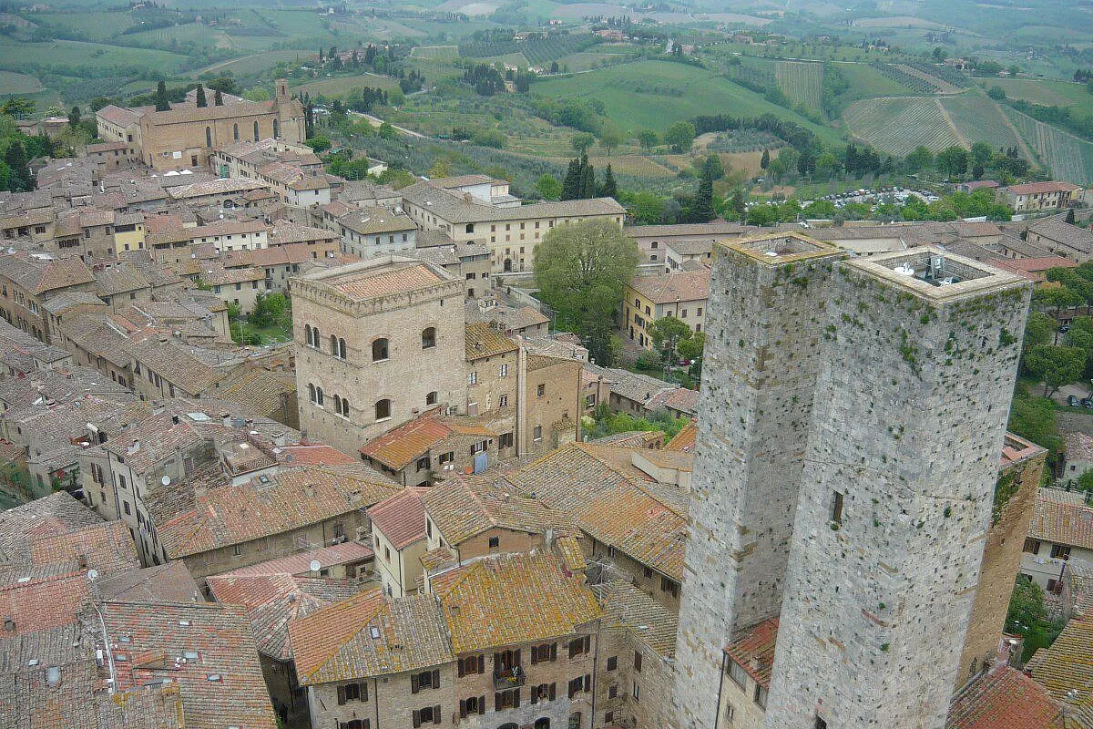 Vista su San Gimignano dalla Torre Grossa