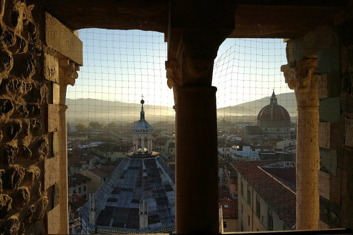 Panorama dalla torre del Duomo Pistoia