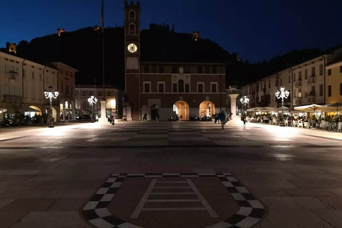 piazza degli scacchi a Marostica