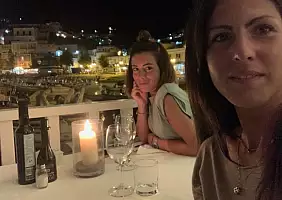 turistipercaso Io_e_Giuli_da_Gennarino