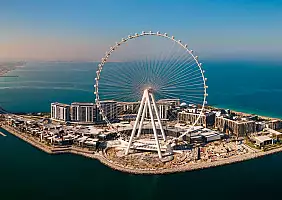 turistipercaso Bluewaters,Island,And,Ain,Dubai,Ferris,Wheel,On,In,Dubai,