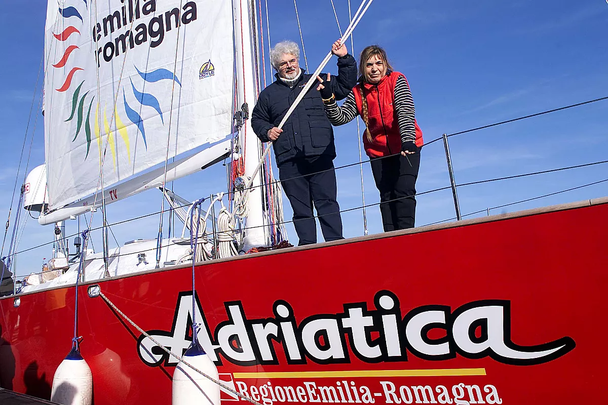 Marina di Ravenna, la partenza di Velisti per caso