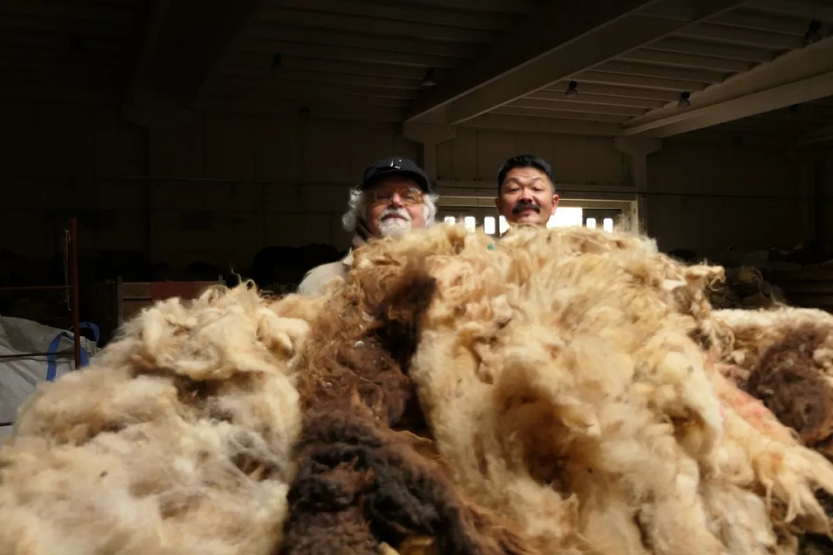 Patrizio Roversi e Chef Hiro a Wool Company, Biella
