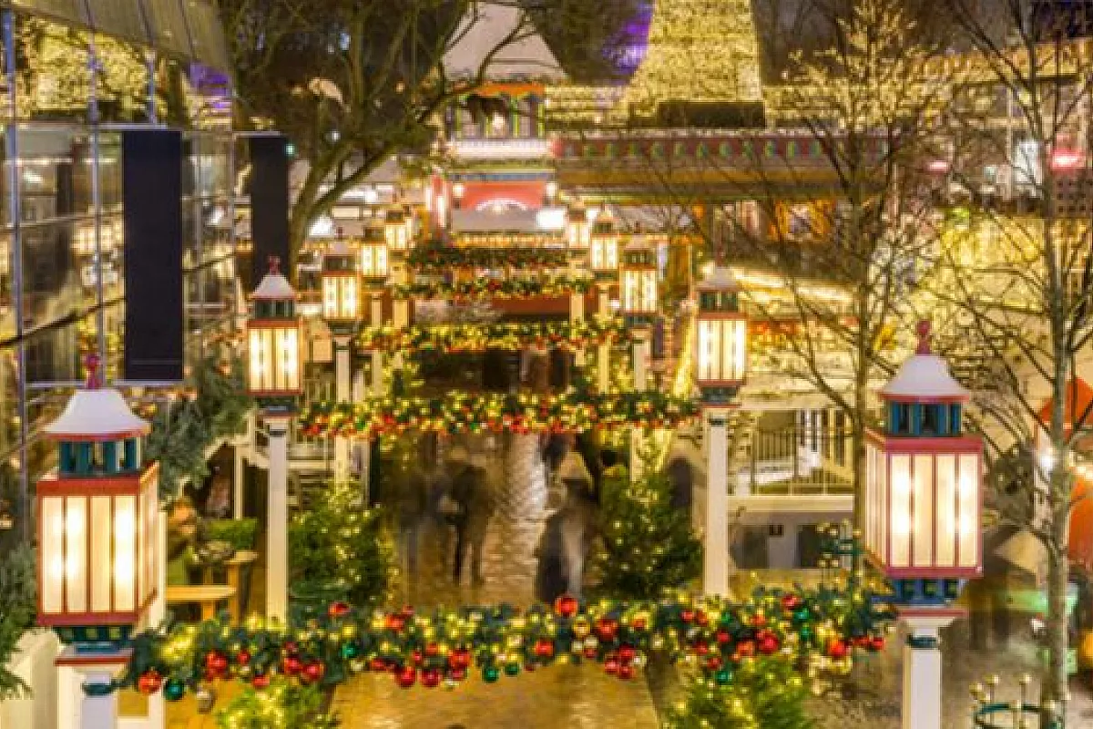 Copenaghen addobbata per Natale