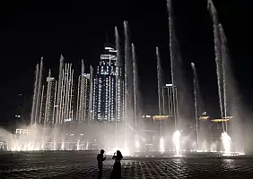 turistipercaso I_giochi_d_acqua_della_Dubai_Fountain